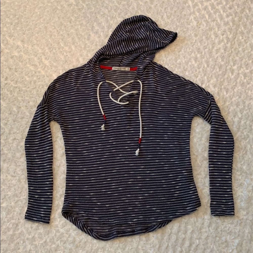 Striped Hooded Sweater